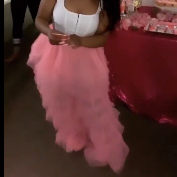 Light Pink Tulle pants - Picture 3 of 5